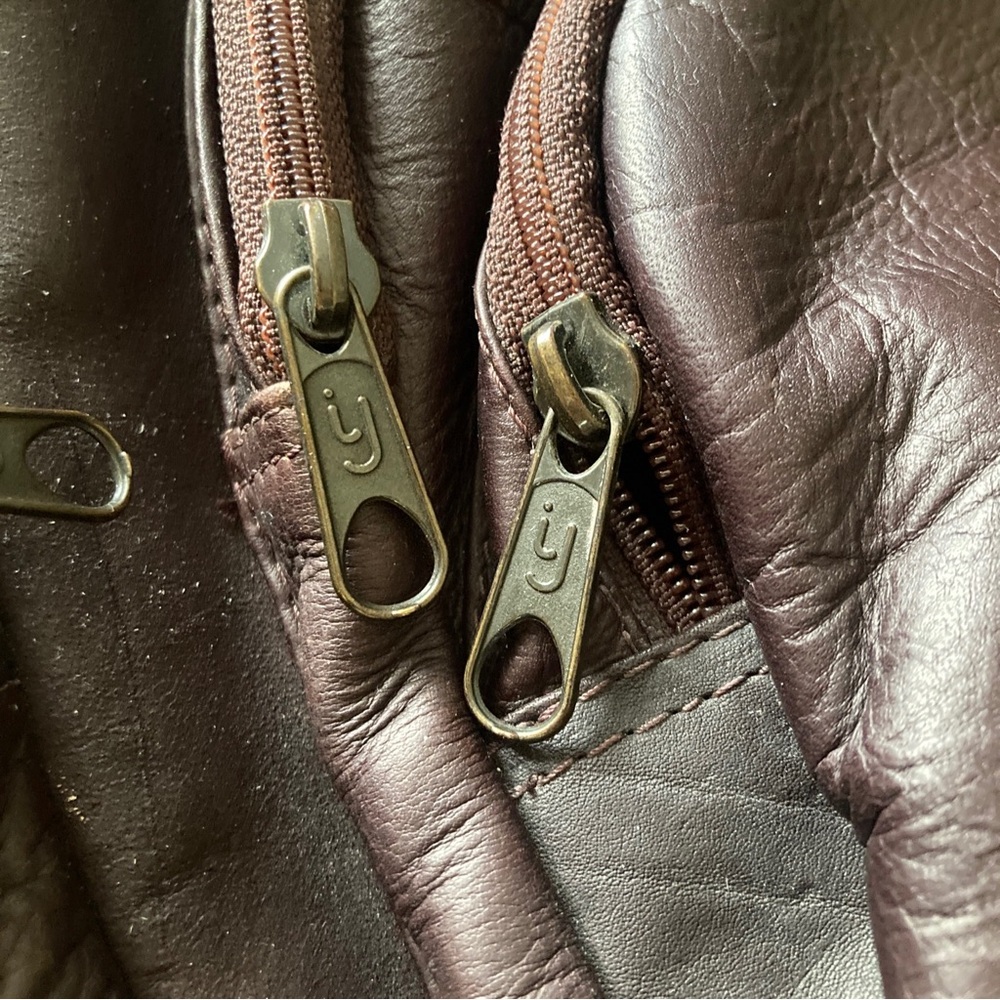 Brown Leather Backpack - image 8